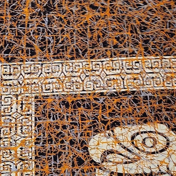 Escalera Batik printed fabric panel for crafting 30"x45.5" - Picture 2 of 6